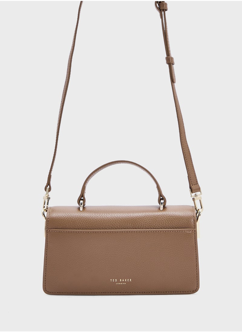 Ted Baker - ROSLY Bar Detail Elongated Top Handle Bag - Image 1