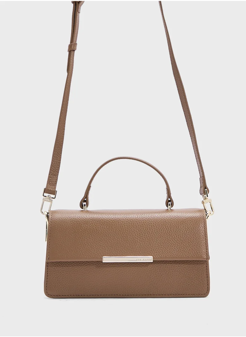تيد بيكر Rosly Bar Detail Elongated Top Handle Bag