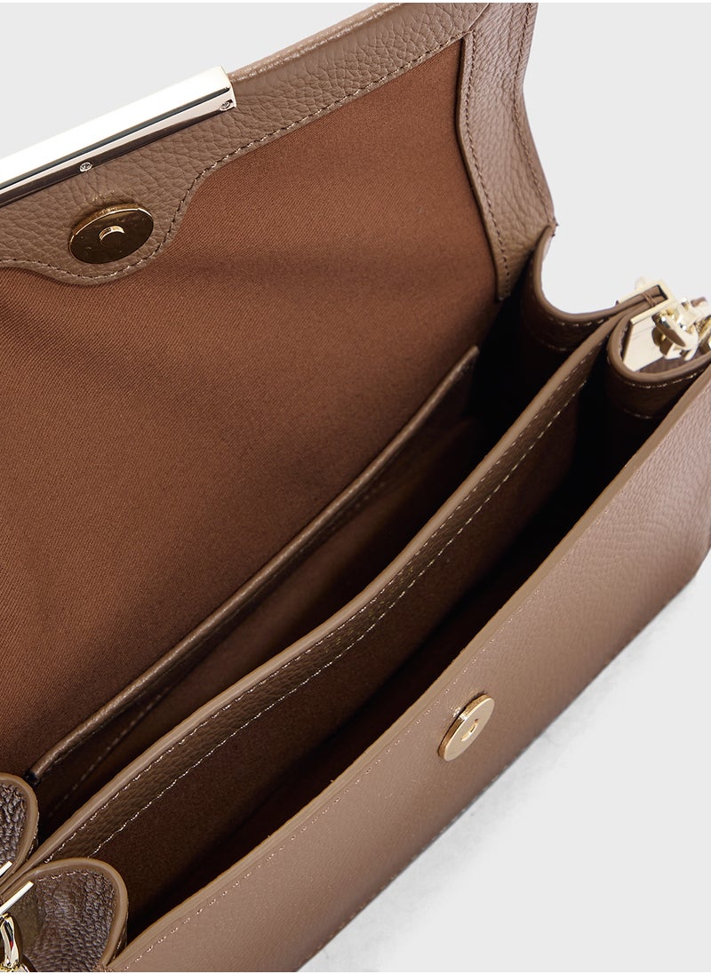 Ted Baker - ROSLY Bar Detail Elongated Top Handle Bag - Image 1