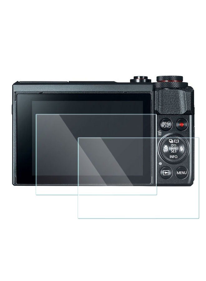 AL RAID 2 PACK Screen Protector for Canon EOS G7X II G7X mark II G7X2 Tempered Glass Cover 0.3mm 9H Hardness Anti-Scrach Anti-Bubble - Image 1