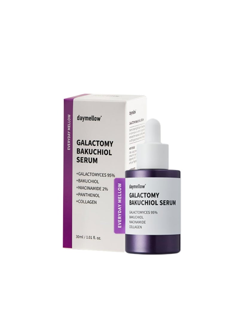 DAYMELLOW - daymellow Galactomy Bakuchiol Serum 1.01fl.oz/30ml, Retinol Face Serum, Niacinamide 2%, Panthenol, Collagen, Wrinkle Care, for Sensitive Skin, Daily Anti-Aging Facial Serum Korean Skincare - Image 1