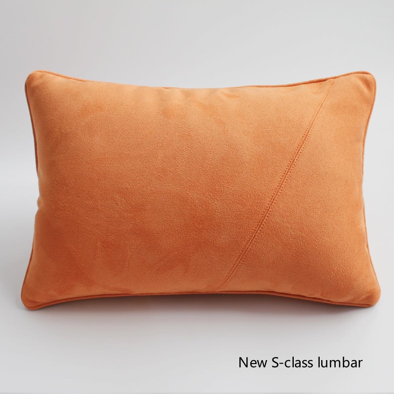 Upgraded S400 Mercedes Maybach S-Class Orange Headrest Pillow Orange waist pillow 