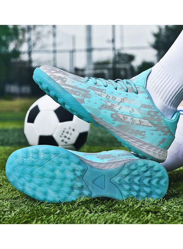 Loquat Low-Top Anti-Slip Competition Sports Football Shoes Blue  - Image 1