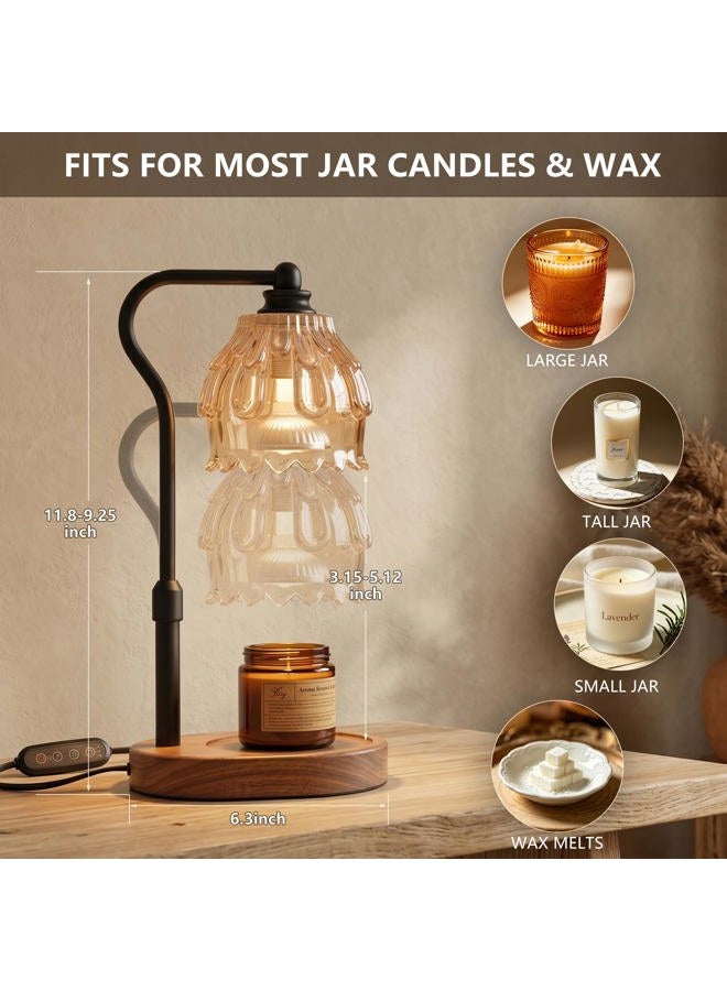 Fitrobust Candle Warmer Lamp with Timer and Wireless Remote Control, Dimmable Candle Warmer for Jar Candles, Height Adjustable Wax Melts Warmer, House Warming Gifts New Home Decor, Gifts for Women Mom(2 Pack) - Image 5