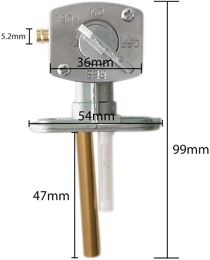 USonline911 Fuel Valve Petcock Assembly for Kawasaki Bayou 250 KLF250A (2003-2011) - Image 3