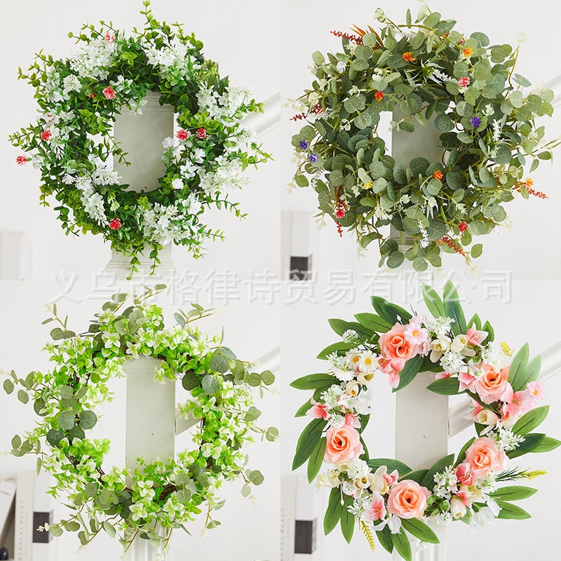 Simulation Garland Nordic Style Christmas Garland Wedding Arrangement Door Hanging Decorative Garland - Image 4