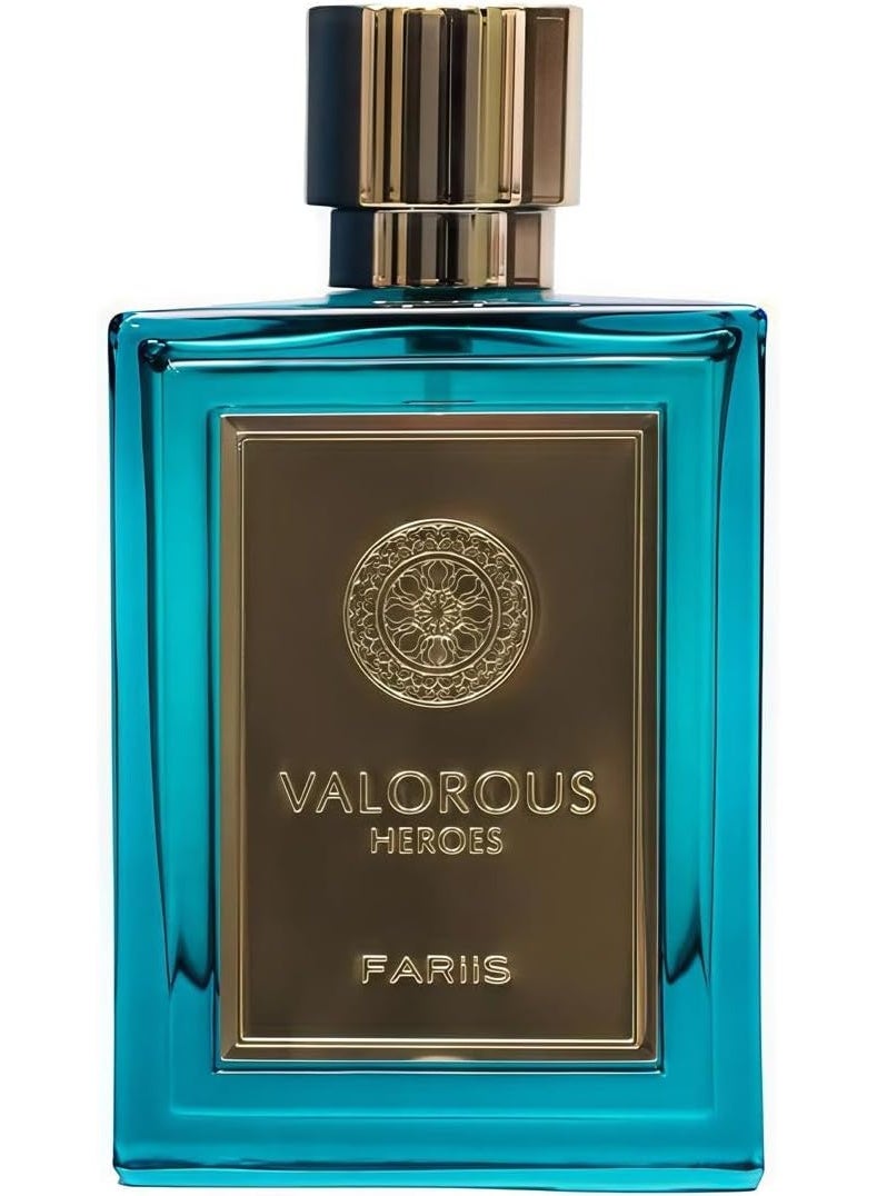 فارس عطر فاريس فالوروس هيروز أو دي بارفان للرجال، 100 مل - Image 1