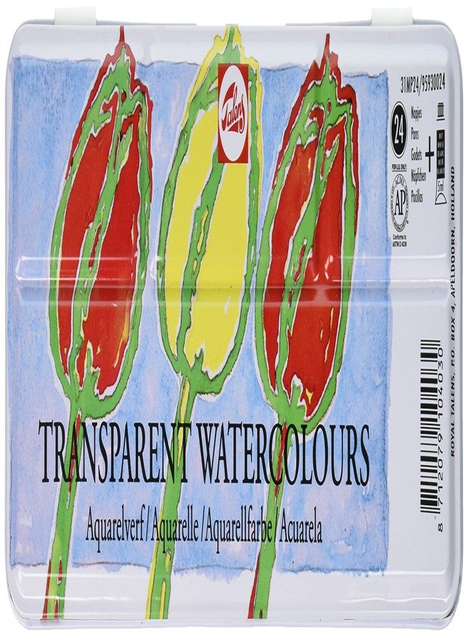 Talens Transparent Watercolor Set of 24 - Image 1