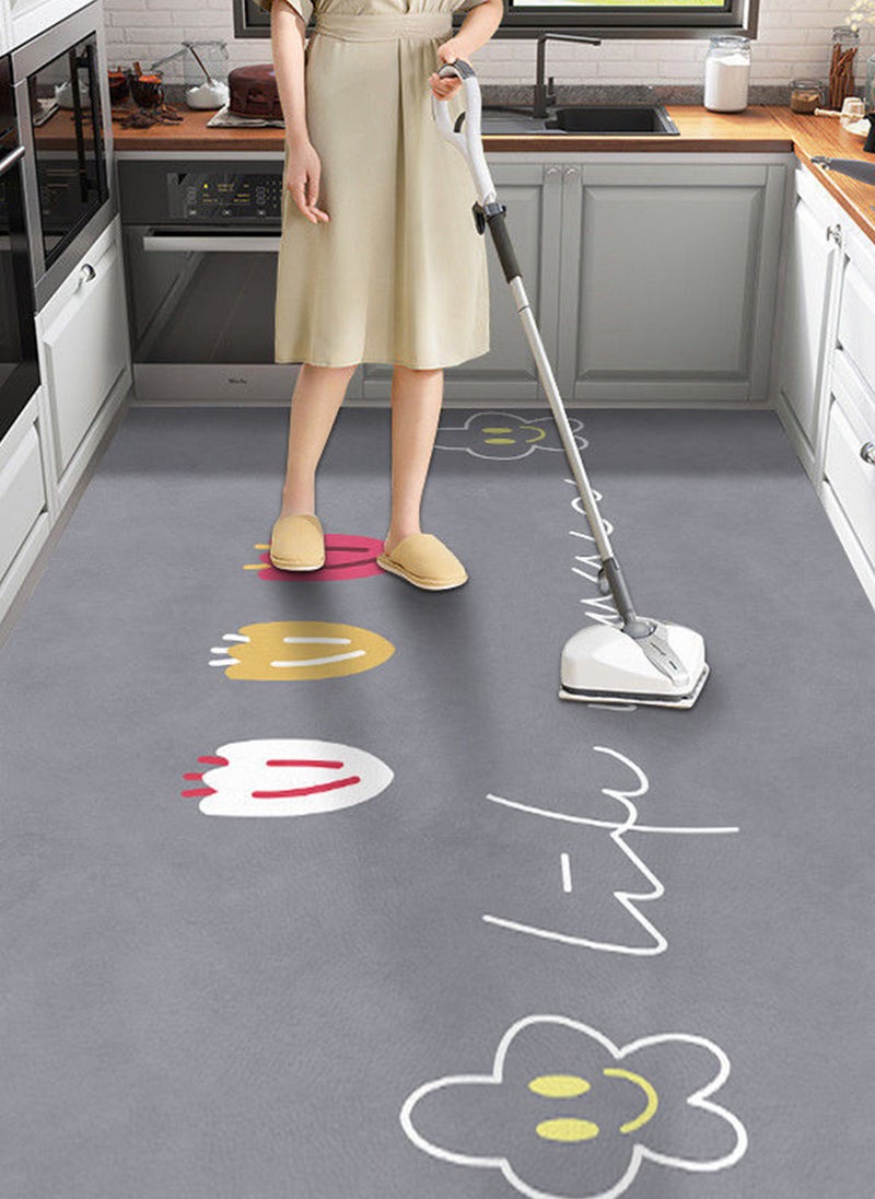 MIXDE Kitchen Floor Mats Rugs, Cushion Floor Carpet, Waterproof, Oil Resistant and Anti-Fatigue PU Standing Mat for Kitchen, Floor, Office, Sink, Laundry 180*120CM - Image 1