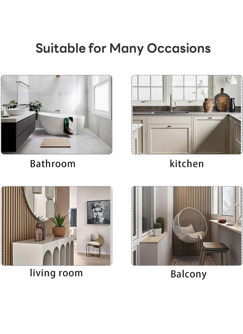 MIXDE Kitchen Floor Mats Rugs, Cushion Floor Carpet, Waterproof, Oil Resistant and Anti-Fatigue PU Standing Mat for Kitchen, Floor, Office, Sink, Laundry 180*120CM - Image 2