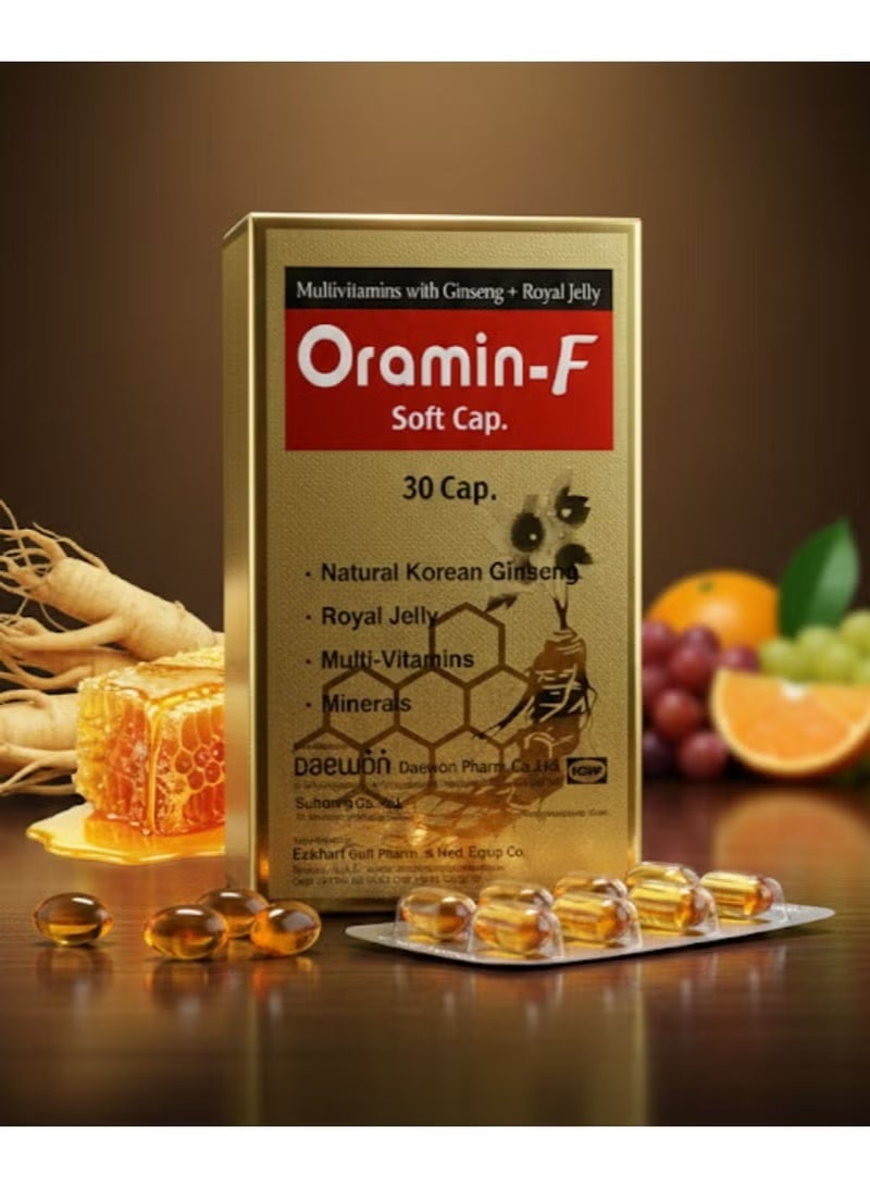 Daewon Oramin F – 30 Capsules – Multivitamin and Mineral Supplement for Overall Health & Vitality - Image 1