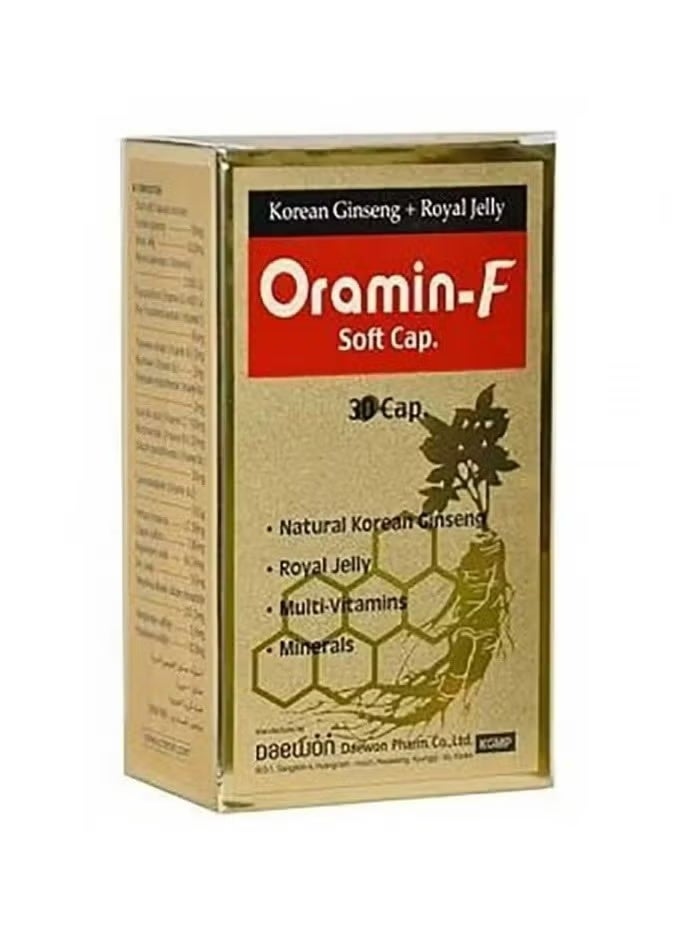Daewon Oramin F – 30 Capsules – Multivitamin and Mineral Supplement for Overall Health & Vitality - Image 2