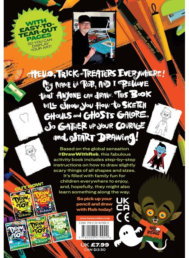 Draw With Rob at Halloween: The Number One bestselling art activity book series from internet sensation Rob Biddulph  - Image 2