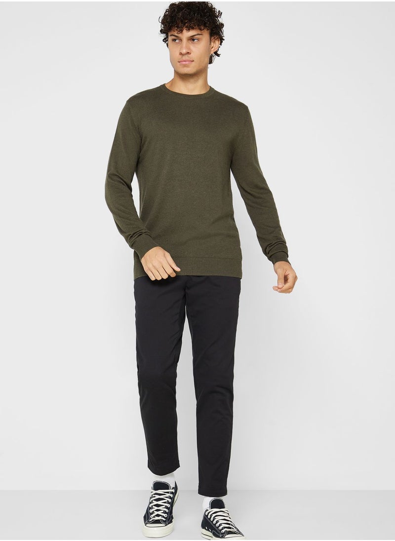 JACK & JONES - Essential Crew Neck Sweatshirt - Image 1