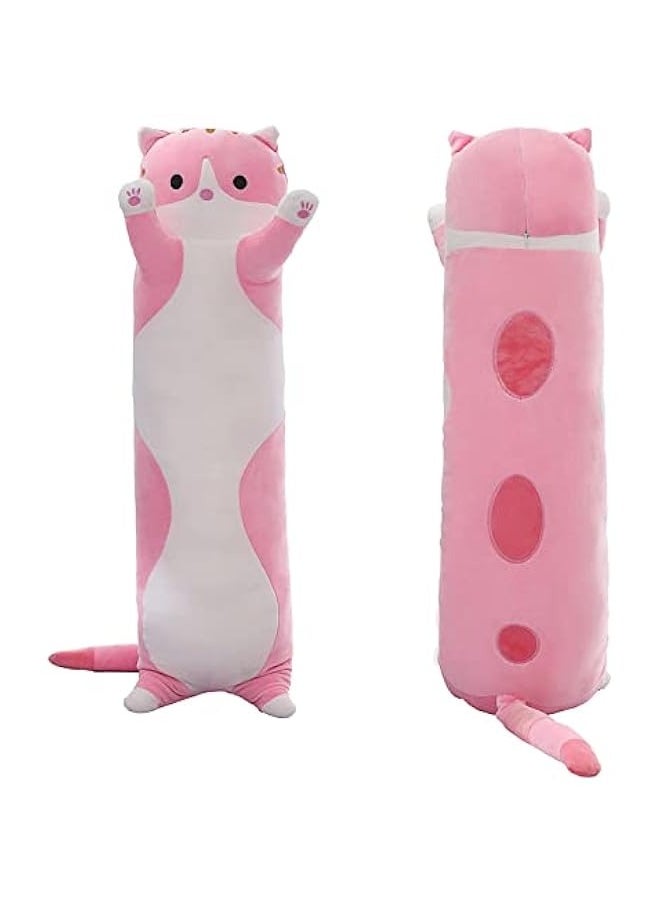 DURKU Soft Plush Cat Pillow, Cute Kawaii Kitten Stuffed Animal Toy for Kids and Girlfriend, 70cm  - Image 1