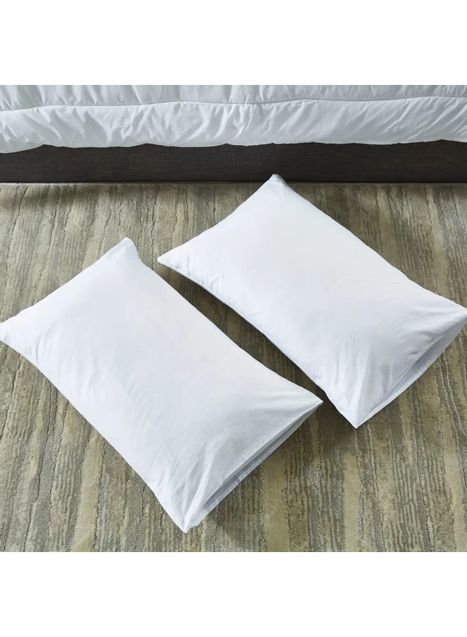 Home Box Ballina 3-Piece Solid Cotton Super King Comforter Set 240 x 240 cm