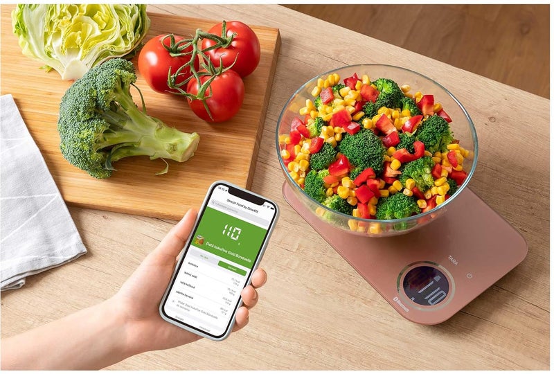 Sencor Smart Bluetooth Kitchen Scale, SKS 7178BK, Digital Display, App Connected, Black - Image 2