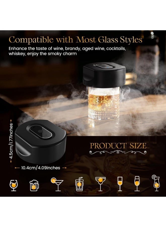 Electric Whiskey Smoker Kit, Cocktail Smoker Kit with 6 Flavors Wood Chips, Infuse Smoky Flavors in Old Fashioned Cocktails, Unique Whiskey Gifts for Men Dad Husband, by Sgaloge - Image 3