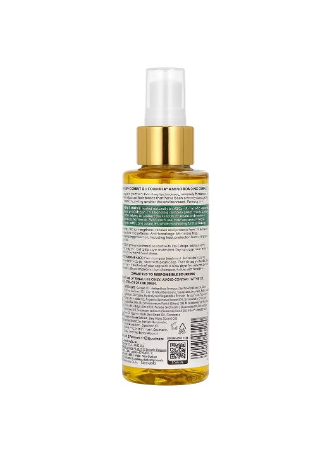 بالمرز، تركيبة زيت جوز الهند® مع فيتامين E، مركب الرابطة الأمينية، زيت رابط الشفاء، 4 أونصة سائلة (118 مل) - Image 2