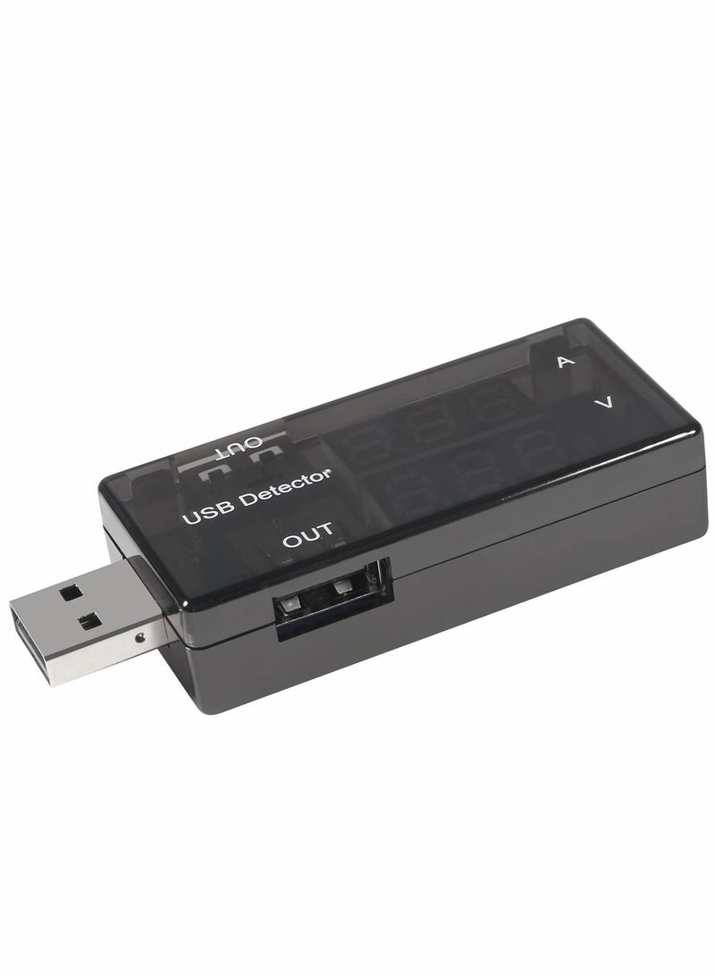 Y&D 2PCS Dual USB Current Voltage Charging Detector Voltmeter Ammeter Charger Doctor Tester DC LED Display - Image 3