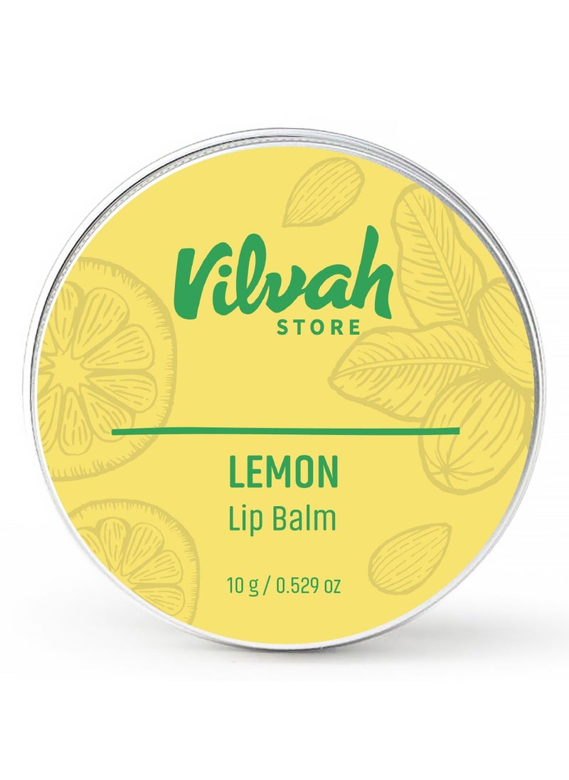 vilvah STORE - Lemon Lip Balm, 10g - Image 1