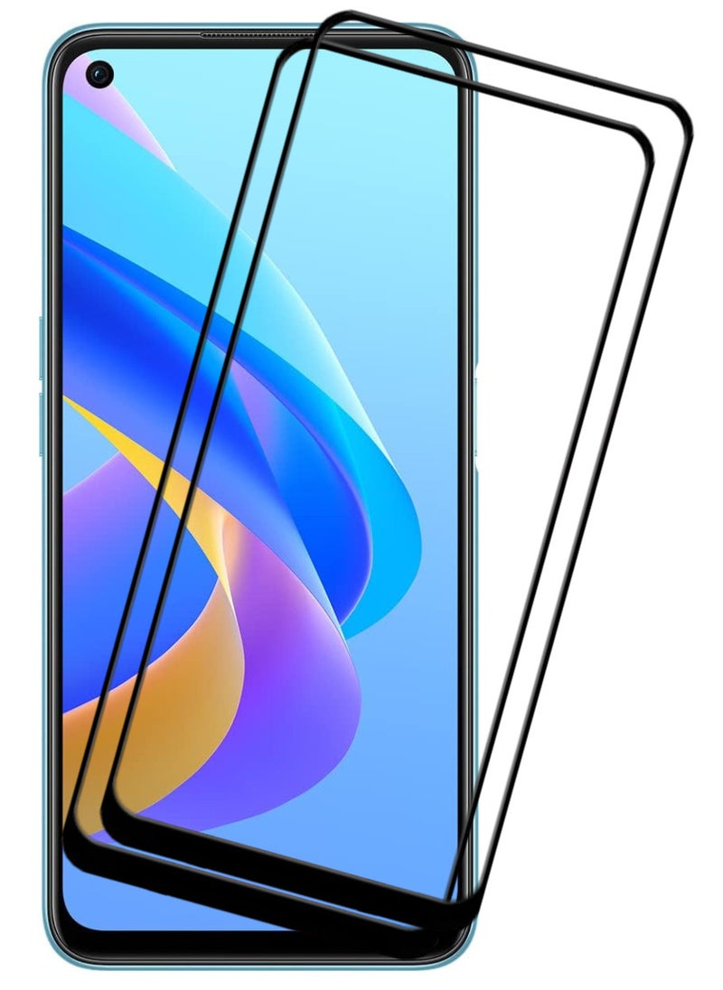 ACLIX 2 Pieces Antistatic ESD Dustproof Premium Quality High Definition Tempered Glass Screen Protector Designed For Oppo A76 - Image 1