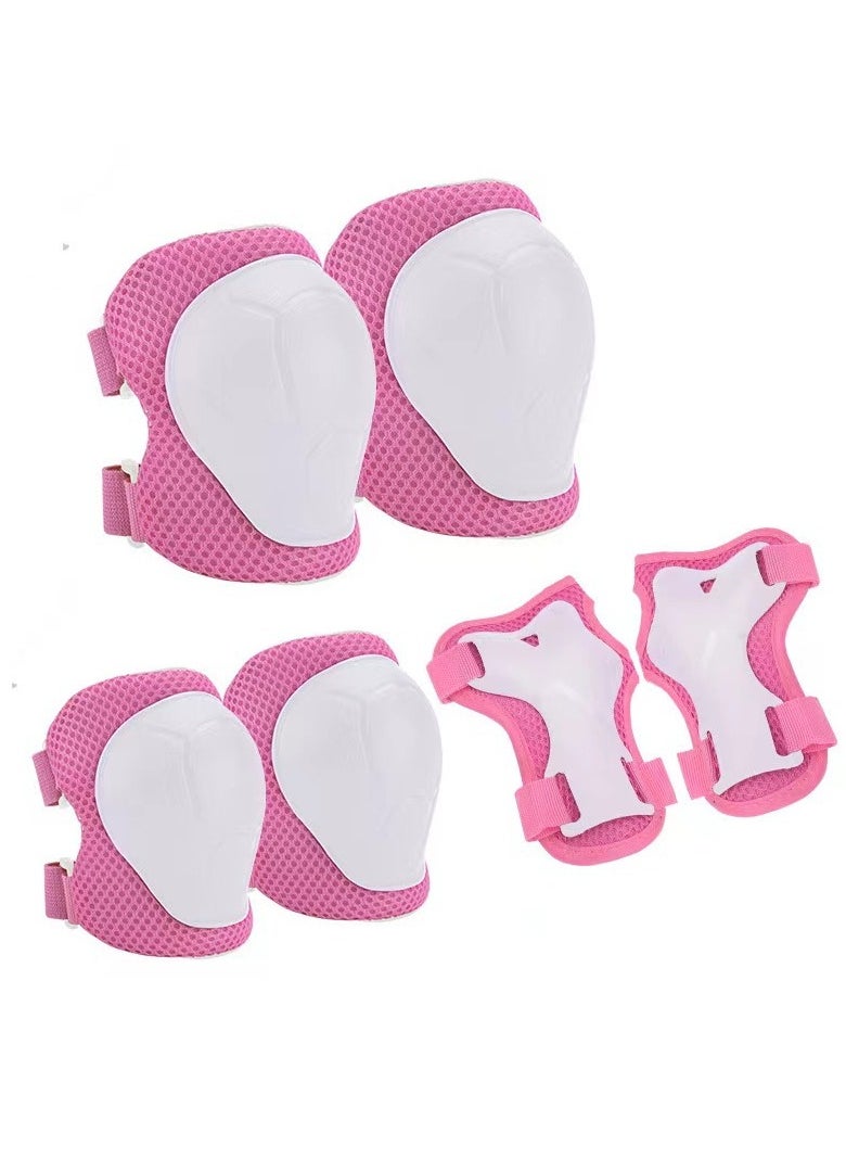 Loquat Kids Helmet and Knee Pad Set, 7 in 1 Knee Elbow Pads Wrist Guards Helmet Multi Adjustable Sports Safety Protection Pads for Kids Teenagers Scooter Skating Cycling  - Image 3