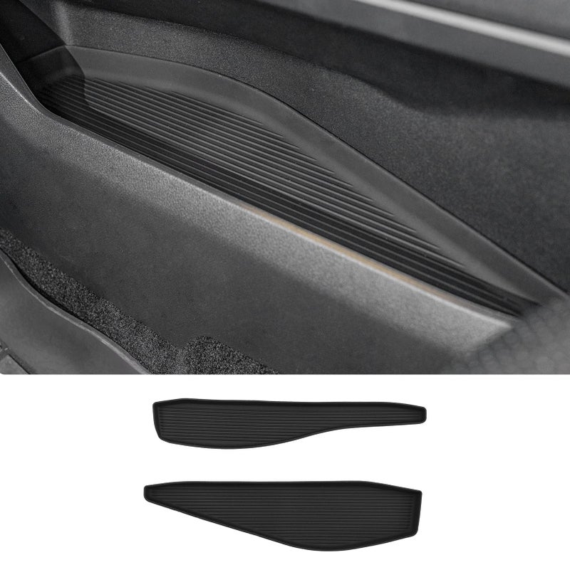 Maxzina Gear Shift Side Storage Compatible with 2021-2025 Ford F150 Silicone Center Console Side Lower Storage Tray Gear Shifter Organizers 2PCS for 2024 F-150 Accessories - Image 1