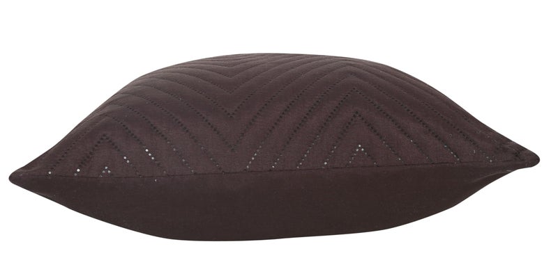 RD TREND UltraSonic Microfiber Cushion Covers, 60 x 60 cm/24 x 24 inches, Set of 5, 250 TC,Back Zipper (Coffee) - Image 3
