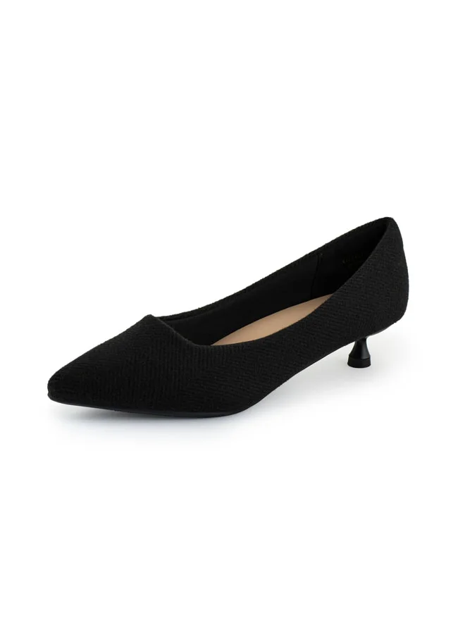 Vincci Women Pointed Toe Mid Heel Pumps