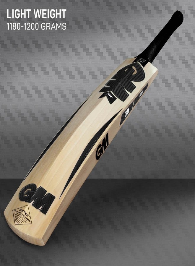 GM Noir Select Kashmir Willow Light Weight Cricket Bat with Cover for Leather Ball (Full Size), Multi Colour, Mens - Image 2