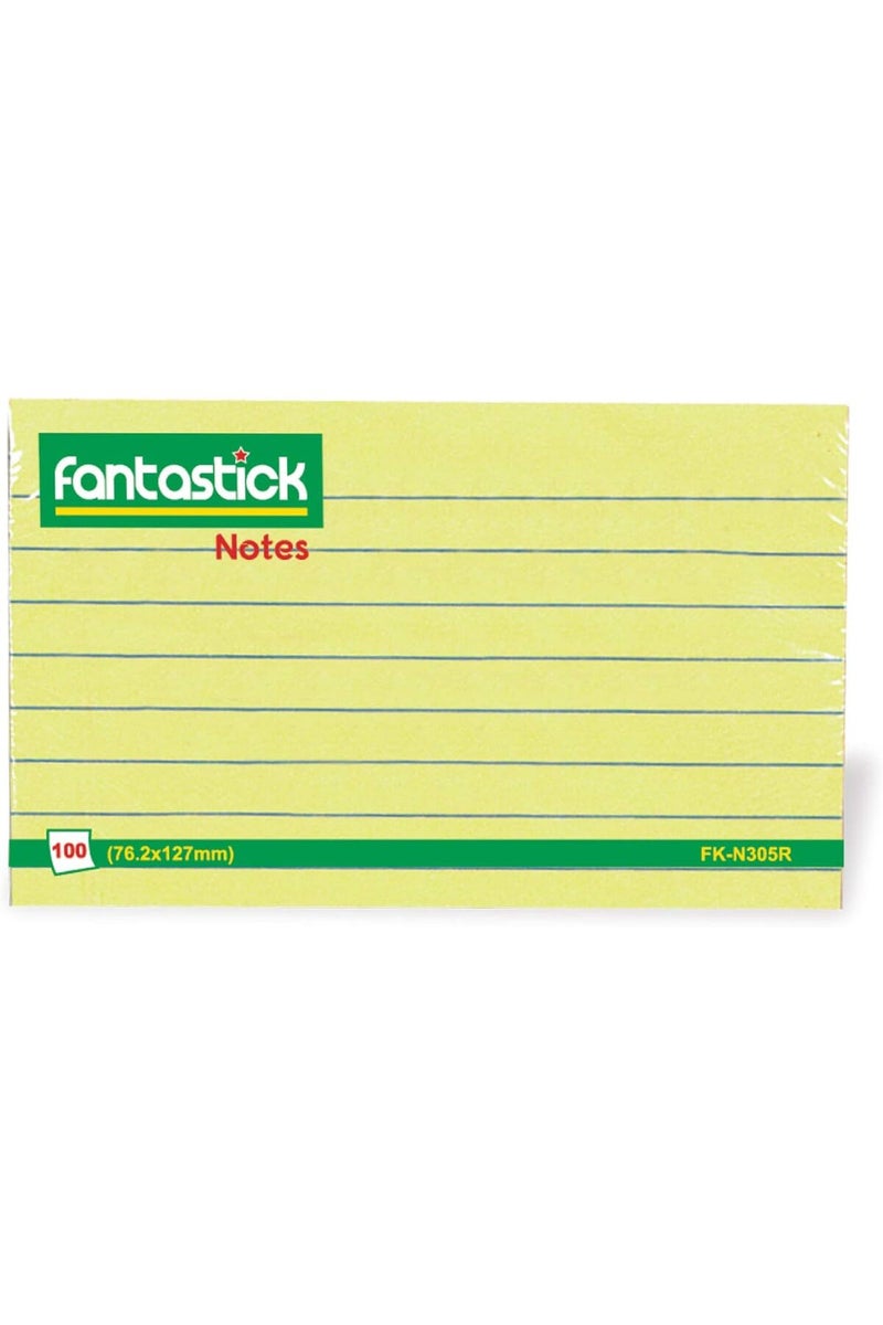 Fantastick FK-N305R Stick Notes, 2" x 2", Multicolor, 100 Sheets - Image 1