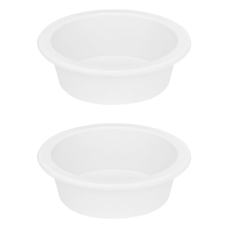 ASAWASA ASAWASA 2 Pcs Silicone Liners for Wax WarmerNo Mess No Scrape Long Lasting and Reusable 248 in in Bottom Diameter medium size 2pcs 