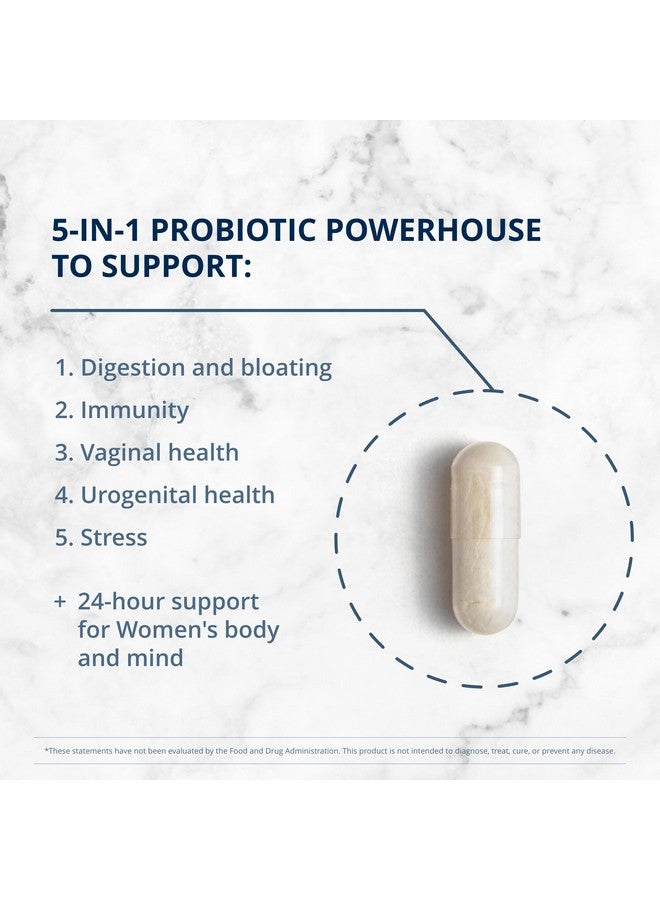 ميتاجينكس Metagenics Ultraflora Complete Women's Probiotic - بروبيوتيك 5 في 1 متعدد الفوائد للنساء* - يدعم صحة الجهاز الهضمي والجهاز المناعي والمهبلي والجهاز البولي التناسلي* - 30 كبسولة - Image 5