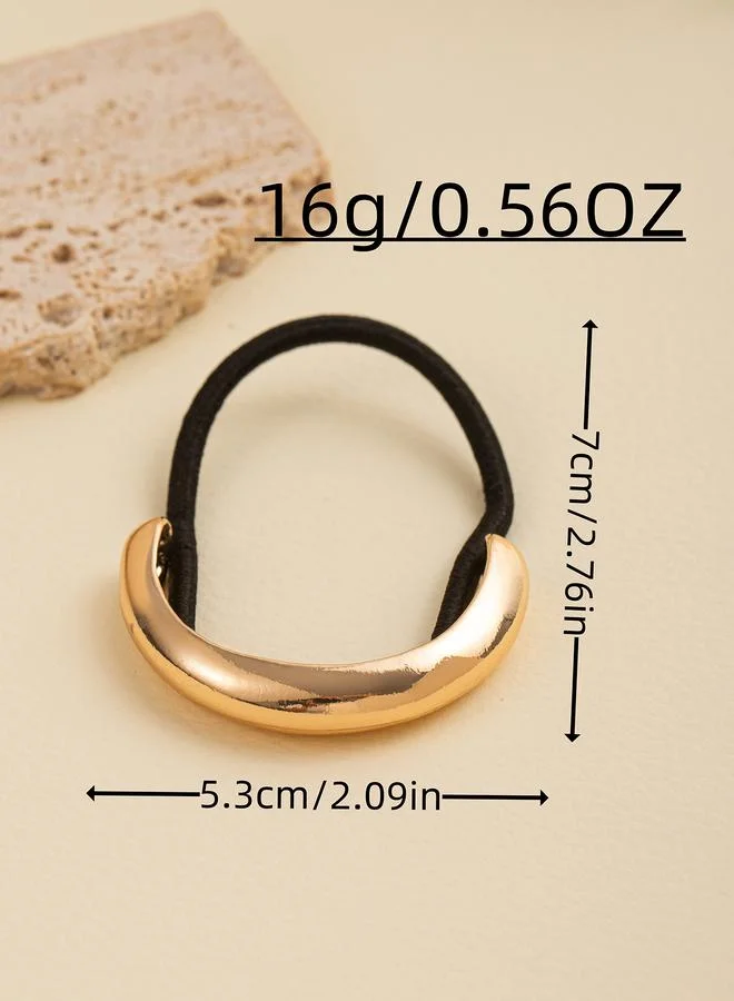 Take Two  Gold Tone Metal Hair Tie for Women | Best Price UAE