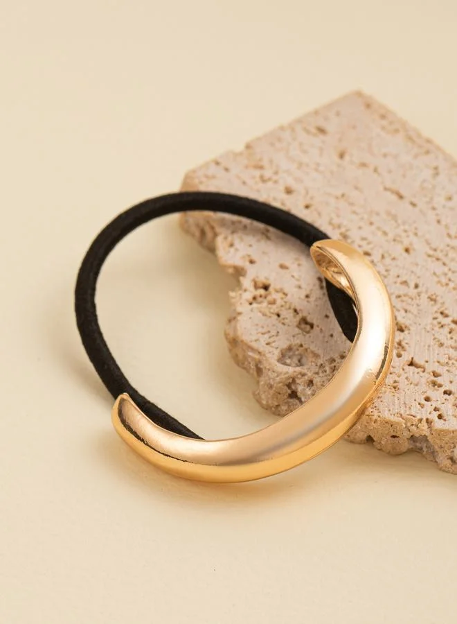 Take Two  Gold Tone Metal Hair Tie for Women | Best Price UAE