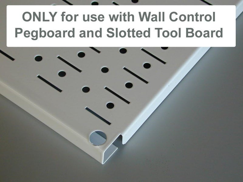 Wall Control KT-200-DLX B Slotted Storage Panel Deluxe Hook Assortment - Black Metal Hooks - Image 2