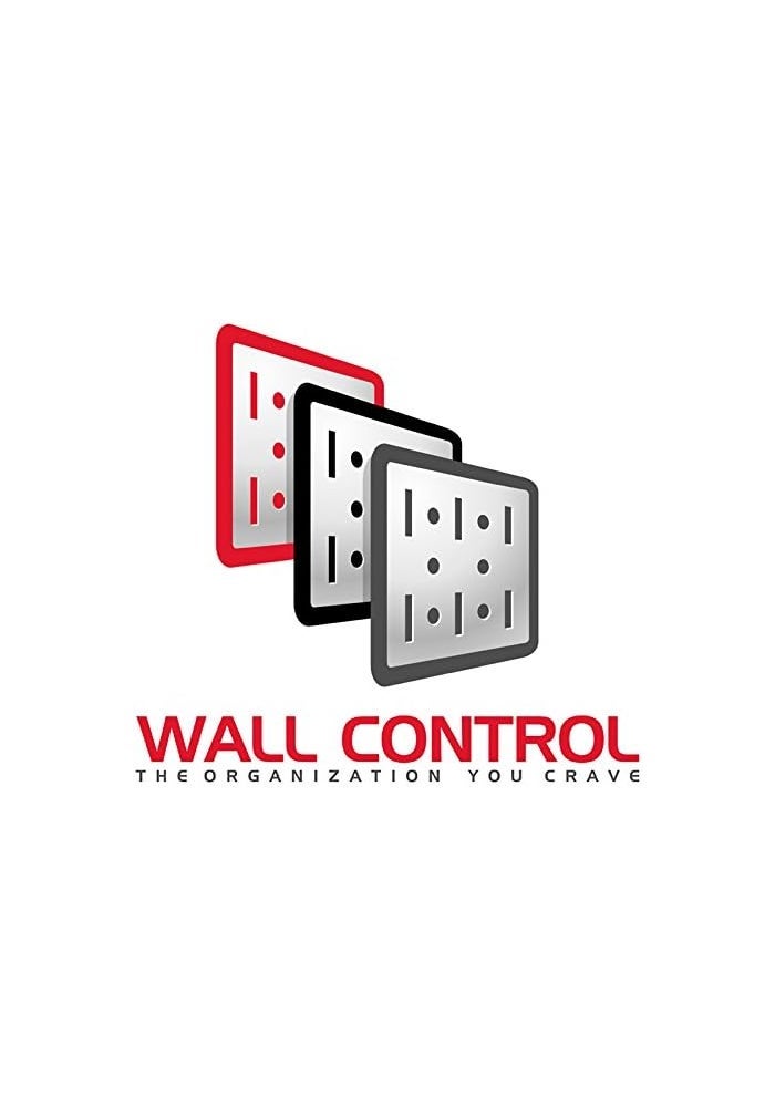 Wall Control KT-200-DLX B Slotted Storage Panel Deluxe Hook Assortment - Black Metal Hooks - Image 3