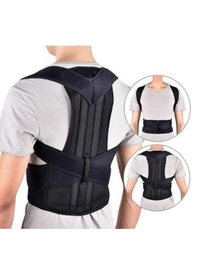 Hicomony Back Support Belt Posture Corrector for Men, Orthopedic Corset, Lumbar and Column Brace  - Image 1