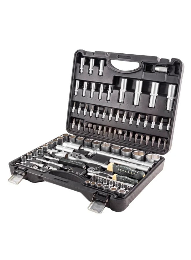 ROCKFORCE Tool set 94pcs 1/2", 1/4", 6 point, 4-32mm - Image 2