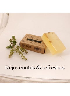 Ancient Living Basil Luxury Handmade Soap For Natural Bath Body And Face For Dry And Combination Skin Set 2(100 Gms)  - Image 2