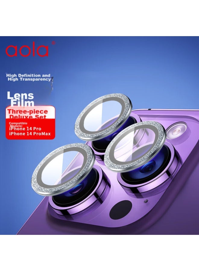 Australian Wave Aolang, Apple 14 Pro Max Lens Protector, Apple Iphone 14 Pro/14 Pro Max Metal Lens Tempered Glass Protective Film, High-definition, No Case Interference, Anti-scratch Film, - Image 1
