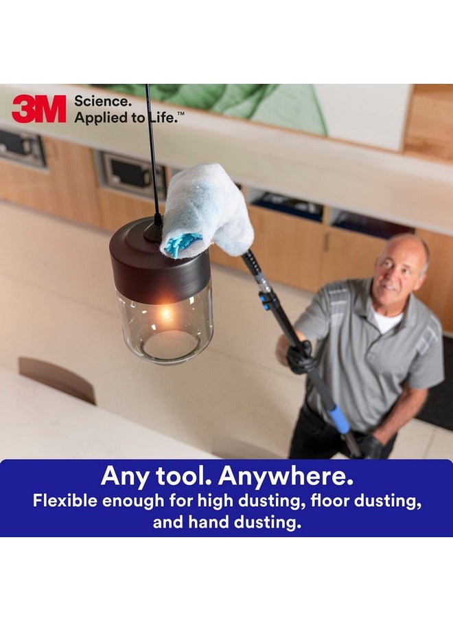 3M 3M Easy Trap Sweep and Dust Sheets, 1 Roll of 60 8" x 6" Sheets, Disposable Easy Sweep Floor Duster, Picks Up 8x More Dirt, Dust, Sand, Hair, Works on Dry or Wet Surfaces, Hardwood Floors, 59152W  - Image 3