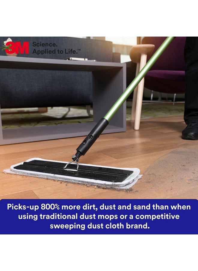 3M 3M Easy Trap Sweep and Dust Sheets, 1 Roll of 60 8" x 6" Sheets, Disposable Easy Sweep Floor Duster, Picks Up 8x More Dirt, Dust, Sand, Hair, Works on Dry or Wet Surfaces, Hardwood Floors, 59152W  - Image 5