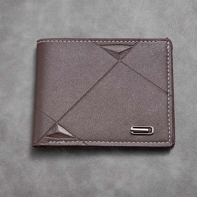 Multi-functional RFID Mens Wallet with Large Capacity and Water Resistance dark brown 
