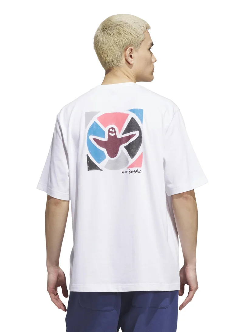 اديداس Skateboarding X Mark Gonzales Modernist T-Shirt