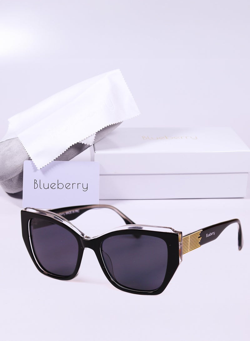 Blueberry sunglasses Women's with a distinctive shape and high quality glasses - Image 1