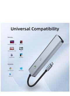 KASTWAVE One Click Screen Projection/One Click Screen Rest MF Docking Station, Great for Kids with Laptops for School, 4K HDMI HUB USB Splitter 5 in 1 100W PD for MacBook/Pad Pro/Laptop/Phones  - Image 5