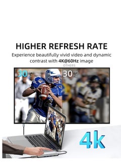 KASTWAVE One Click Screen Projection/One Click Screen Rest MF Docking Station, Great for Kids with Laptops for School, 4K HDMI HUB USB Splitter 5 in 1 100W PD for MacBook/Pad Pro/Laptop/Phones  - Image 4