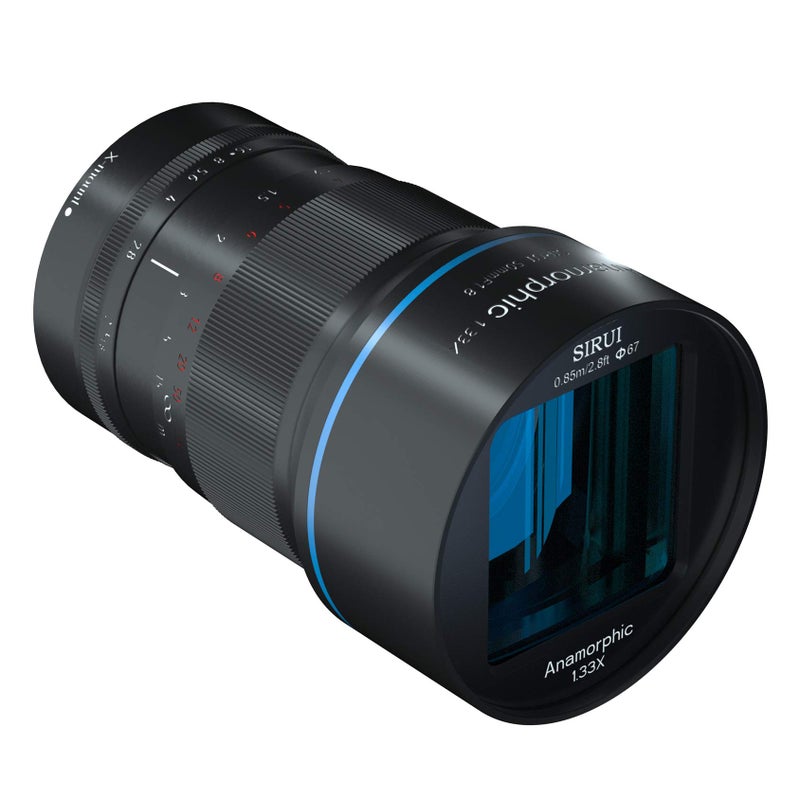 sirui عدسة SIRUI 50 مم F1.8 1.33X أنامورفية لقاعدة MFT، توهج أزرق - Image 4